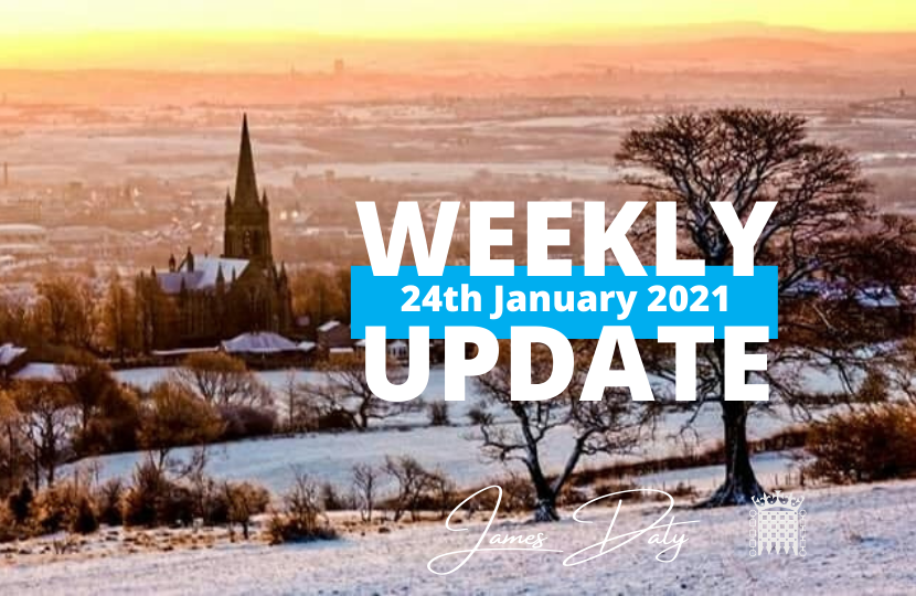 James Daly MP's Weekly Update - 24th Jan 2021