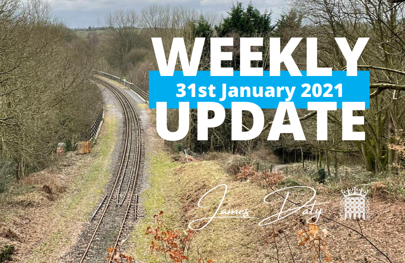 James Daly MP's Weekly Update - 31st Jan 2021
