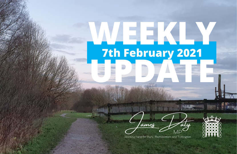 James Daly MP's Weekly Update - 7th Feb 2021