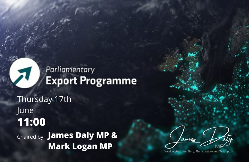 James Daly MP - Parliamentary Export Programme