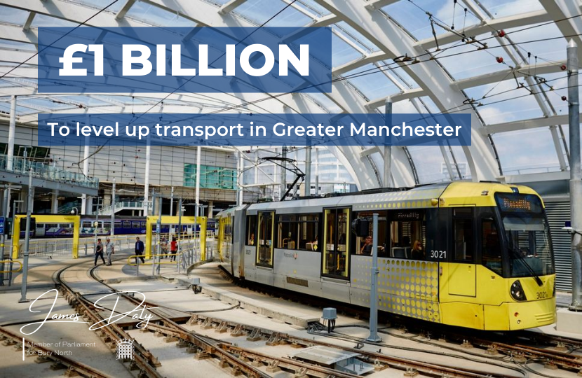 £1B to level up GM transport