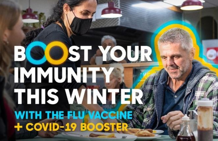 James Daly MP has marked ‘Boost Day’ – the one-year anniversary of the UK becoming the first country in the world to approve Pfizer’s Covid vaccine – by urging people across Bury, Ramsbottom and Tottington to get their booster jab when they are called forward.