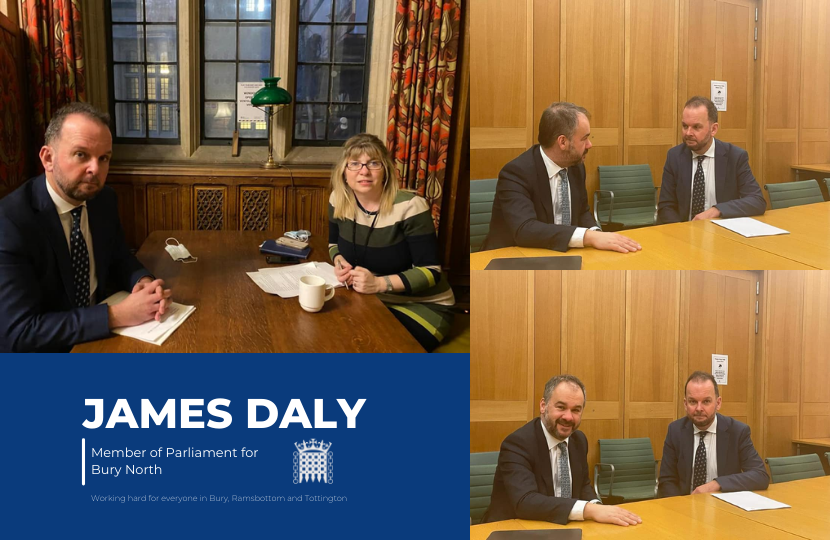 James Daly Meetings with Ministers