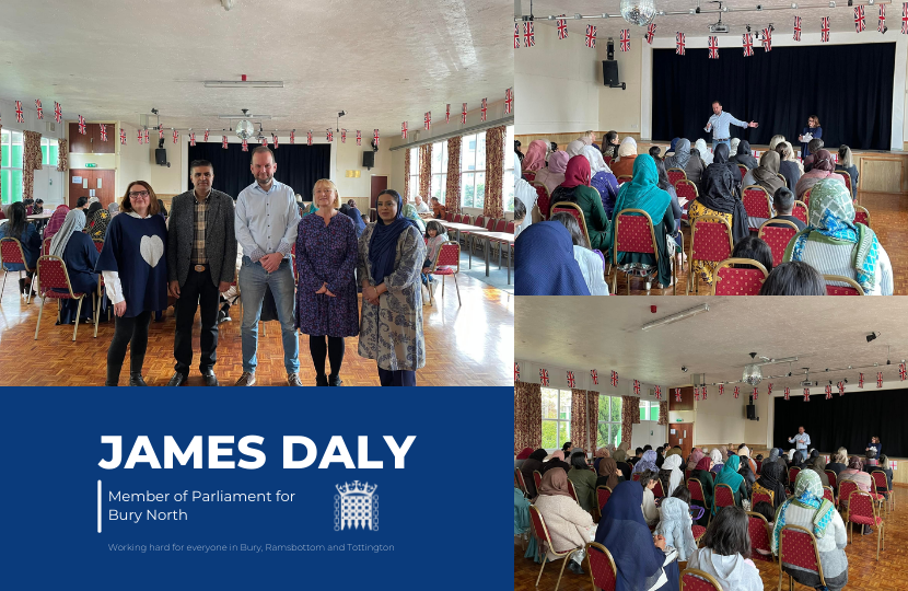 James Daly MP democratic engagement event