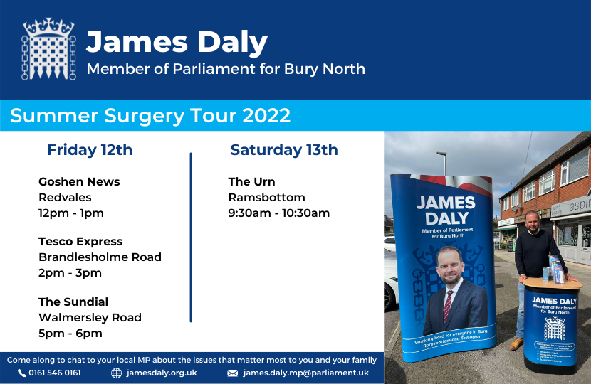 James Daly summer surgery tour 2022 part 1