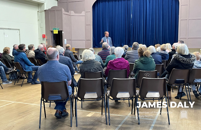 James Daly Greenmount Meeting