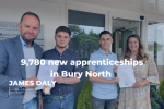 James Daly welcomes 9,780 new apprenticeships in Bury North since 2010 