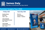 James Daly summer surgery tour 2022 part 1
