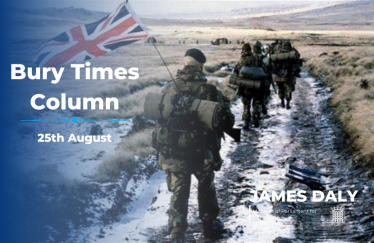 James Daly Falklands Bury Times