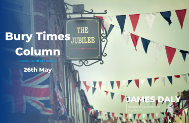 James Daly Platinum Jubilee Bury Times