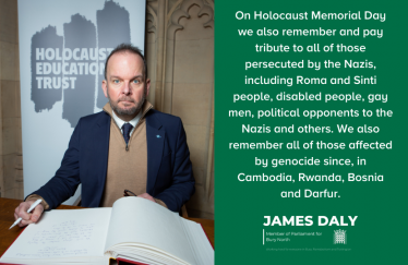 James Daly Holocaust Memorial Day